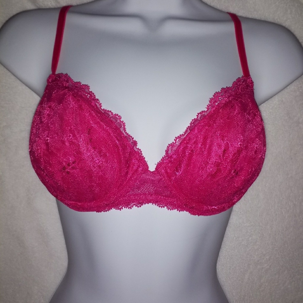 NEW NATORI BRA NO TAGS IN BRIGHT PINK SIZE 34C